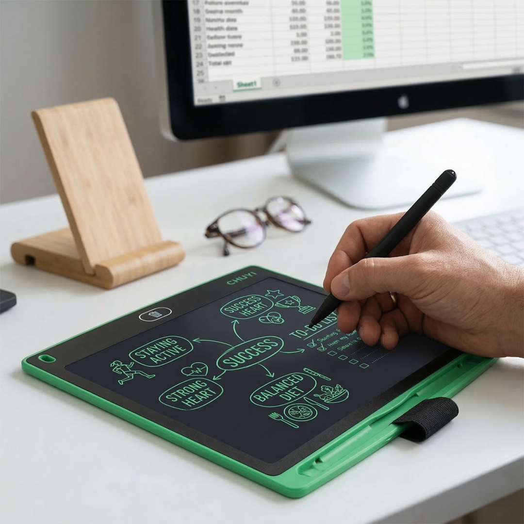 8.5 Inch LCD Writing Tablet | Digital Drawing Pad & Reusable Memo Board