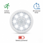 8 LED Motion Sensor Night Light | Wireless Magnetic Wall Light for Wardrobe & Stairs