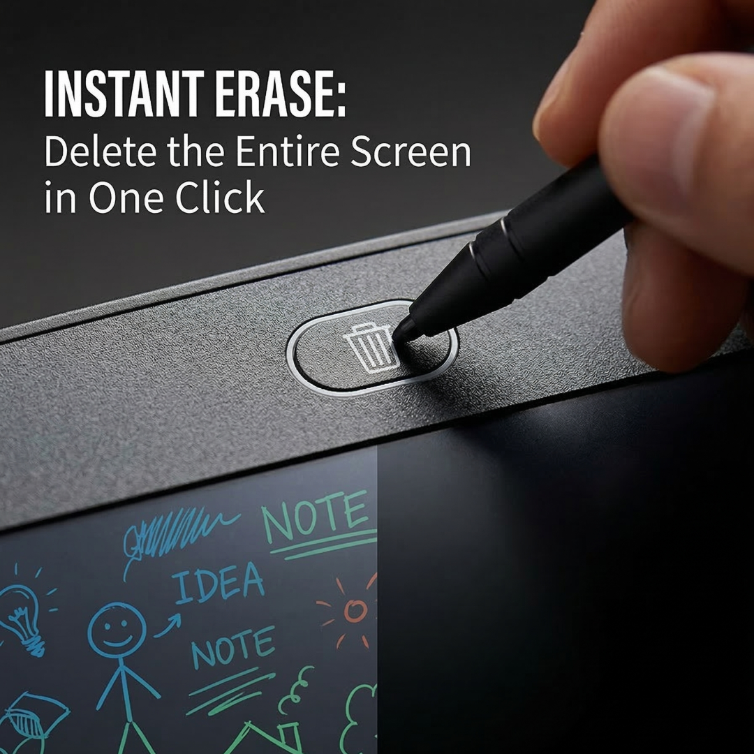 8.5 Inch LCD Writing Tablet | Digital Drawing Pad & Reusable Memo Board