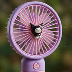 Adorable USB Rechargeable Mini Desktop Fan with Stable Stand – Portable Personal Cooler for Office, Study Table, Home & Travel se